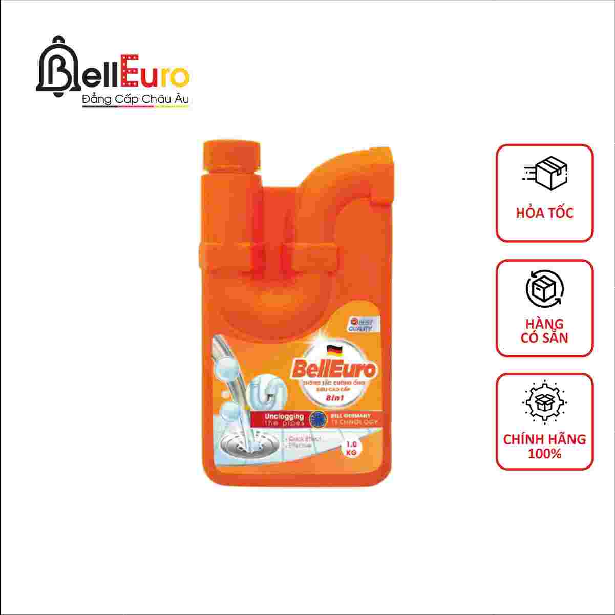 Thông Cống Công Nghệ Sinh Học Bell Euro 1KG
